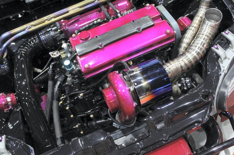 An engine detail.