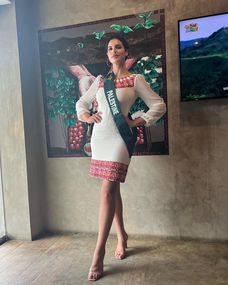 A fitness trainer and model, Ayoub was named Miss Palestine 2022 earlier this year. Photo: Nadeen Ayoub
