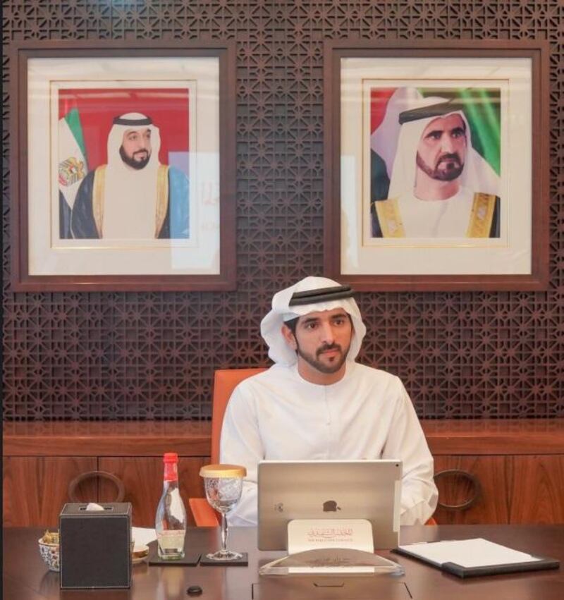 Sheikh Hamdan bin Mohammed, Crown Prince of Dubai, chaired a meeting of the Executive Council assessing the progress of the 50-Year Charter. 