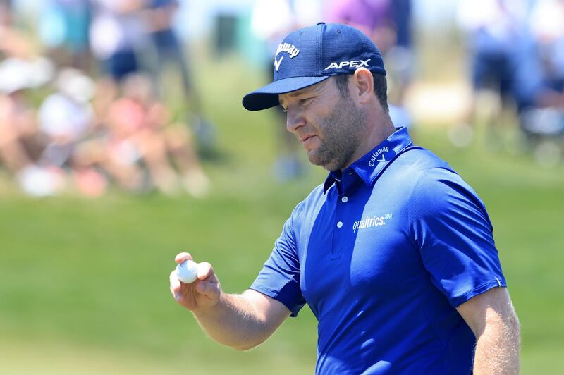 South African Branden Grace during the second round of the 2021 PGA Championship at Kiawah Island. AFP