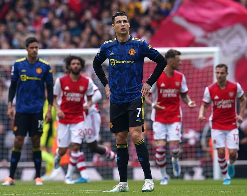 Cristiano Ronaldo 8 - United’s biggest threat in the first half. Shot over on 19. Scored an excellent goal to make it 1-2 after 34. Had a goal narrowly ruled offside. Booked near the end.

PA