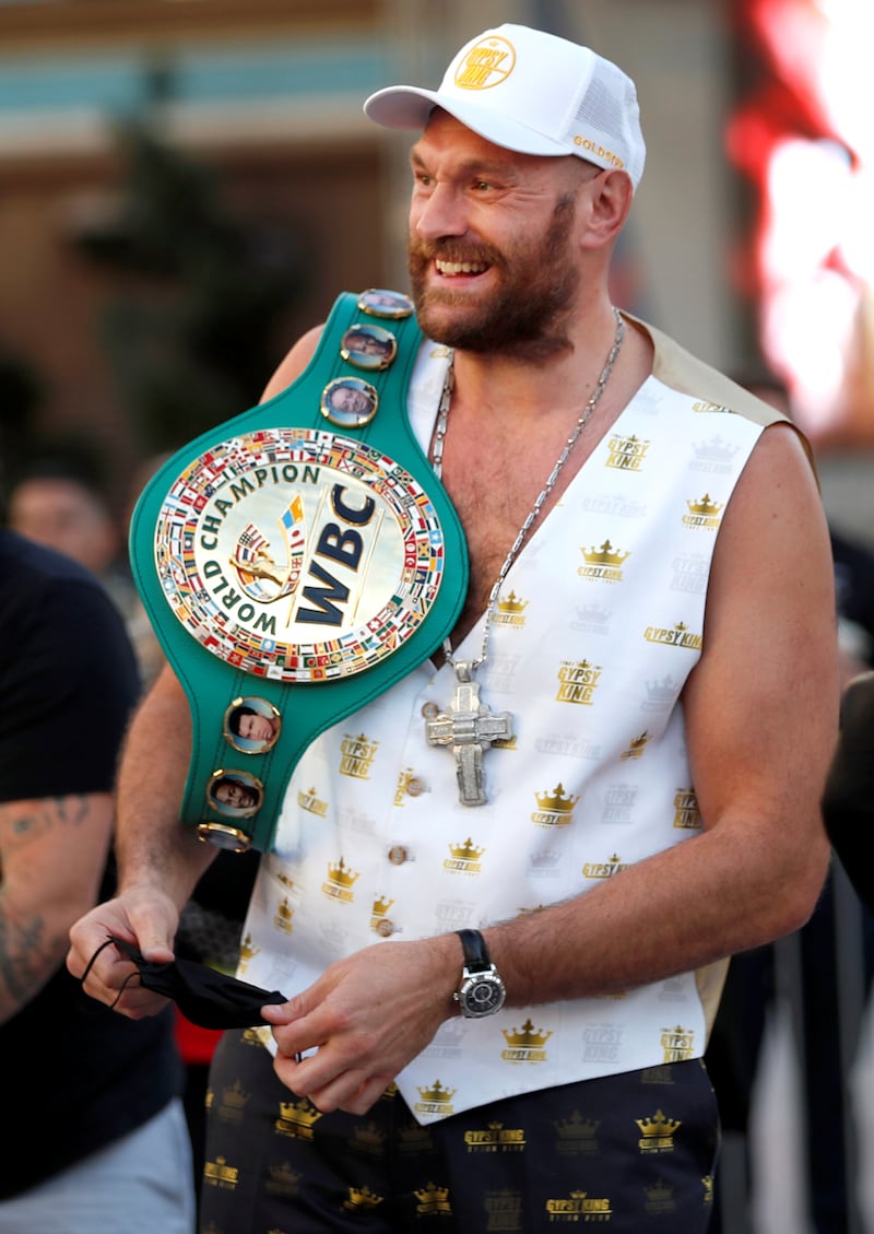 WBC heavyweight champion Tyson Fury. Reuters