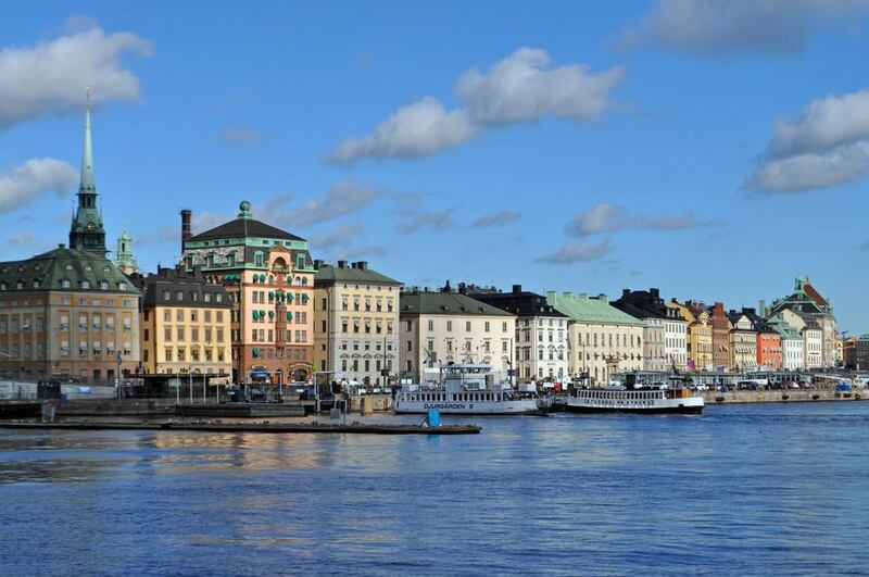 A view of the waterfront in Gamla Stan, Stockholm, Sweden (Photo by Rosemary Behan)