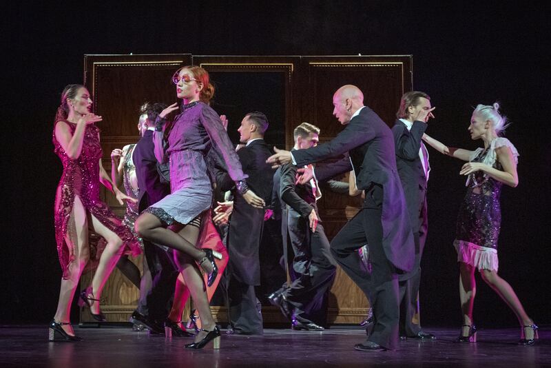 Dancers from the Ukrainian ballet company Freedom Ballet during a rehearsal. PA