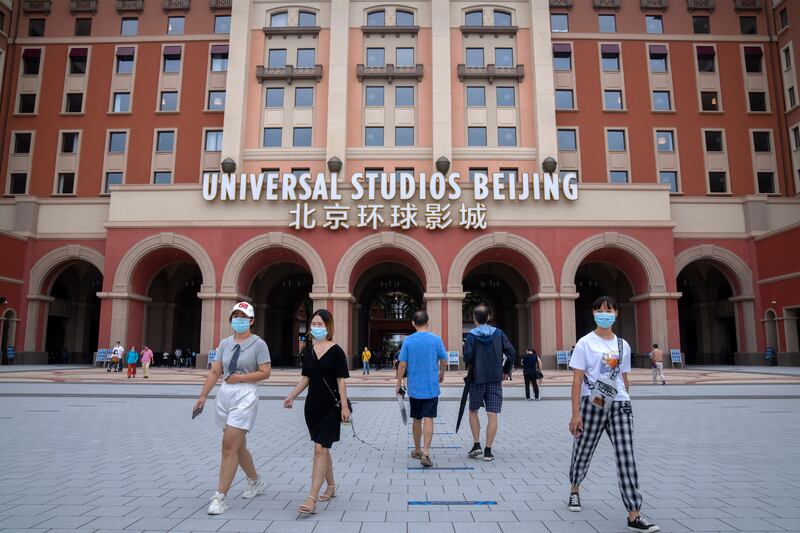 The theme park in Beijing is the fifth Universal Studios in the world. AP Photo