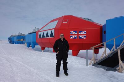 Prof Dominic Hodgson of the British Antarctic Survey. Photo: British Antarctic Survey