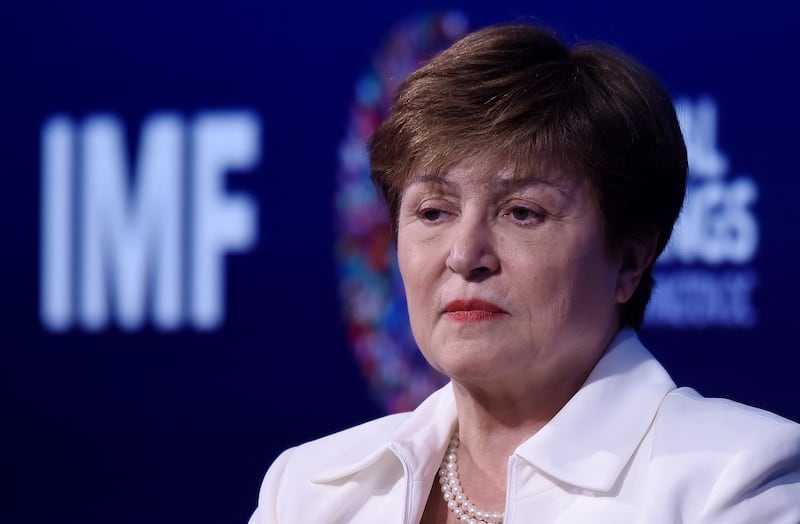 International Monetary Fund Managing Director Kristalina Georgieva has come under pressure after a law firm's investigators alleged she manipulated data in an index that ranks countries, while she was chief exectutive of the World Bank. AFP