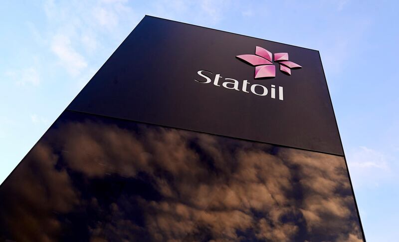 epa06606192 (FILE) - A file photo dated 17 January 2013 showing the logo of the oil company Statoil at the company's headquarter in Stavanger, Norway (re-issued 15 March 2018). Statoil's board on 15 March 2018 said it would rename the company Equinor. The new name will be suggested to shareholders on 15 May at the annual general meeting.  EPA/KENT SKIBSTAD NORWAY OUT *** Local Caption *** 50698829