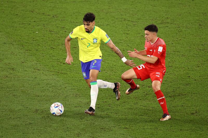 Lucas Paqueta 6: Victim of his side going too narrow in the first half. Brazil were much better when they used width in the second. Getty