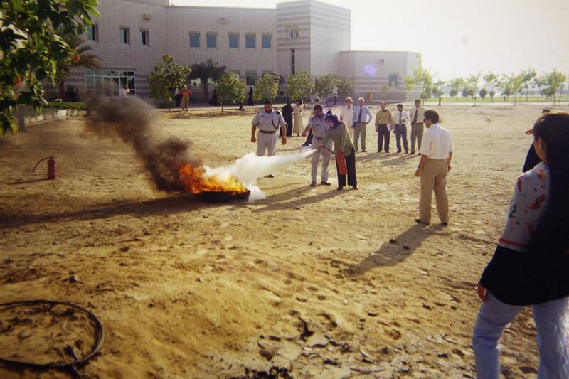 DUBAI, UNITED ARAB EMIRATES - - -  March 24, 2013 ---  Provided archival photo from The Higher Colleges of Technology - Dubai Women's College which will be celebrating its 25th anniversary on March 26.
Courtesy Dubai Women's College For a story by Mel Swan in the national section 