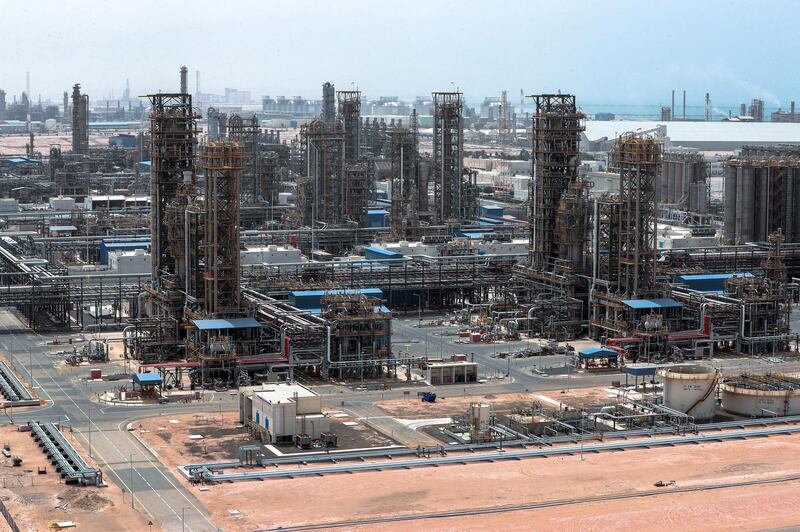 Abu Dhabi, UAE.  May 14, 2018.   The Ruwais Industrial Complex.  The view from the Borouge 3 Tower of The Ruwais Industrial Complex.
 Victor Besa / The National
National
Reporter:  Jennifer Gnana