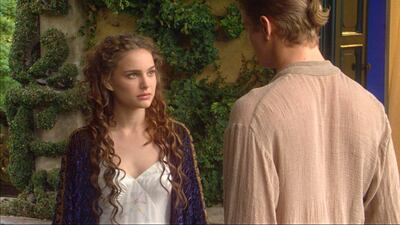 Natalie Portman as Padme Amidala in 'Star Wars: Episode II – Attack of the Clones'.