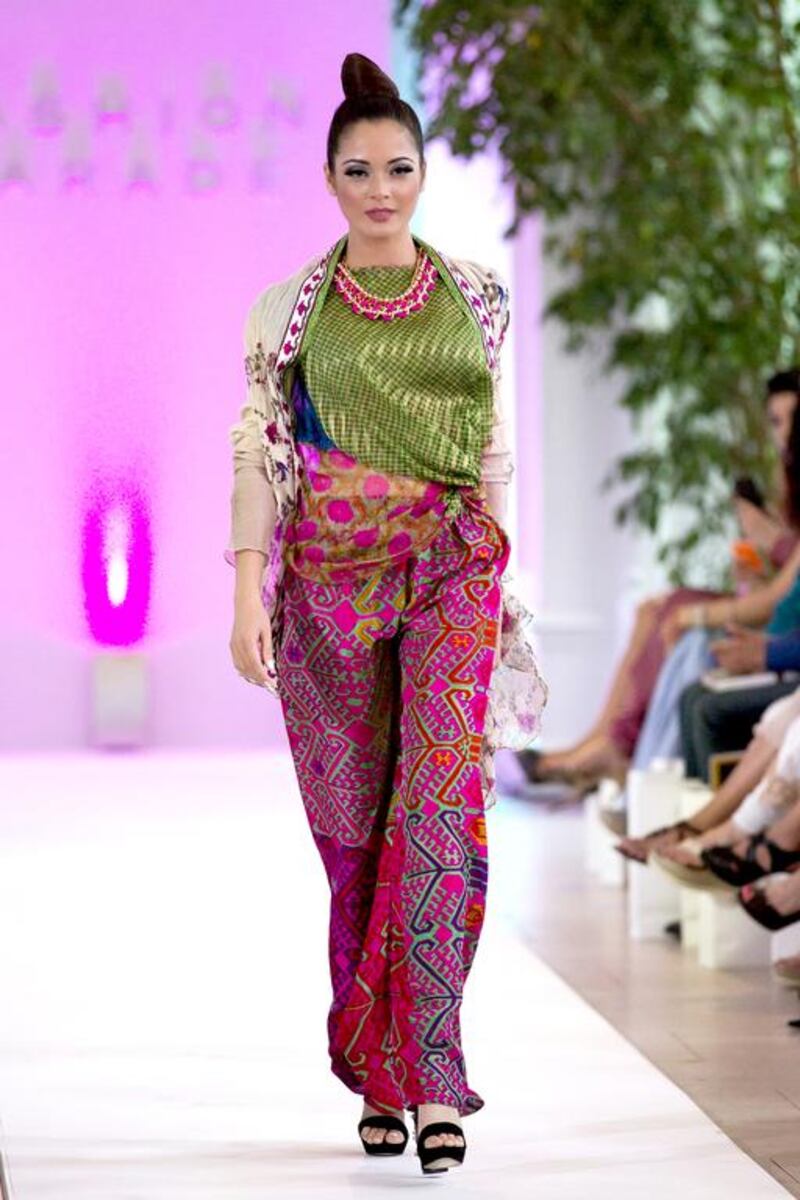 The event also included a showing by multi-brand boutique Aashni and Co. Tristan Fewings / Getty Images