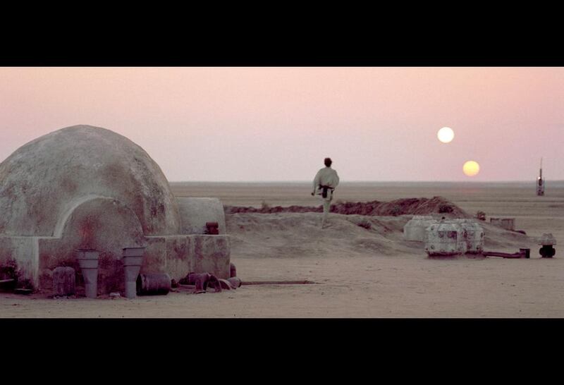 Scenes from the planet Tatooine Tatouine in Star WarsCREDIT: Courtesy Lucasfilms