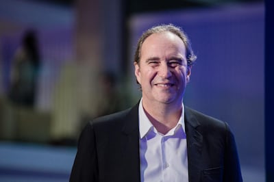 Xavier Niel, billionaire and deputy chairman of Iliad SA, reacts during the inauguration of the LVMH start-up accelerator at Station F technology campus in Paris, France, on Monday, April 9, 2018. The accelerator aims to encourage entrepreneurs who are developing new technologies and services for the luxury industry. Photographer: Marlene Awaad/Bloomberg