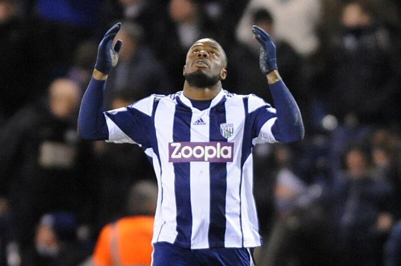 Victor Anichebe scored in the 87th minute for West Brom on Tuesday. Rui Vieira / AP