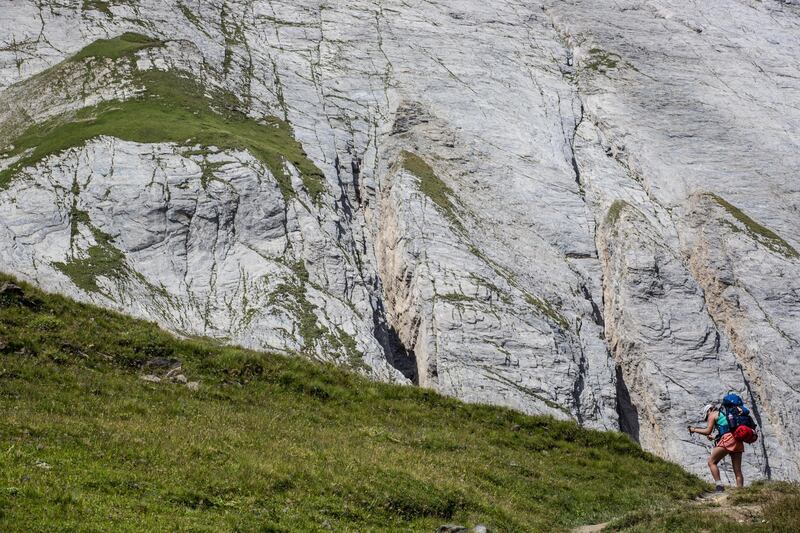 The French Alps are a great testing ground for the body. Courtesy Stuart Butler