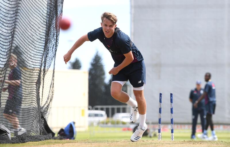 England bowler Sam Curran. Getty