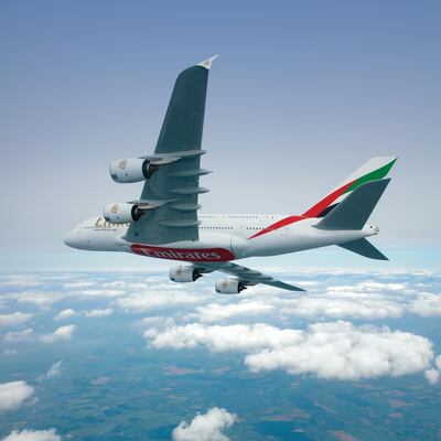 Emirates will fly the world's largest passenger plane to Clark for the first time in a special one-off service. Courtesy Emirates