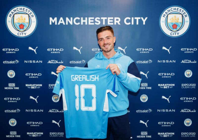 Jack Grealish at Manchester City Football Academy.