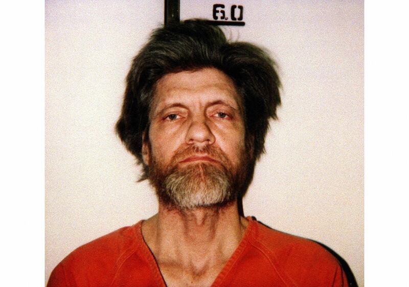 Ted Kaczynski, the 'Unabomber', in a 1996 photo at the Lewis and Clark jail in Helena, Montana. AFP