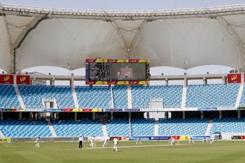 With work consuming most of the expatriates’ time on a weekday, Thursday’s action between Pakistan and Sri Lanka was only watched by a few hundred at the Dubai stadium.