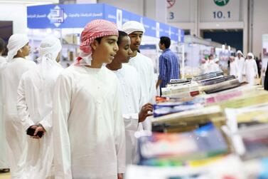 The Abu Dhabi International Book Fair will return with strict safety measures. Pawan Singh / The National