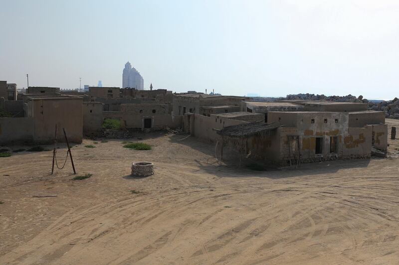 RAS AL KHAIMAH, UAE. March 30, 2014- Overview photo of Jazirat Al Hamra in Ras Al Khaimah, Sunday, March 30, 2014. (Photos by: Sarah Dea/The National, Story by: Anna Zacharias, News)
