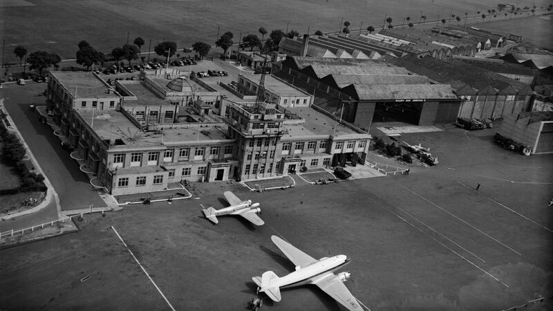 Croydon Airport, which preceded Heathrow Airport in serving London, pictured in 1953. Getty Images