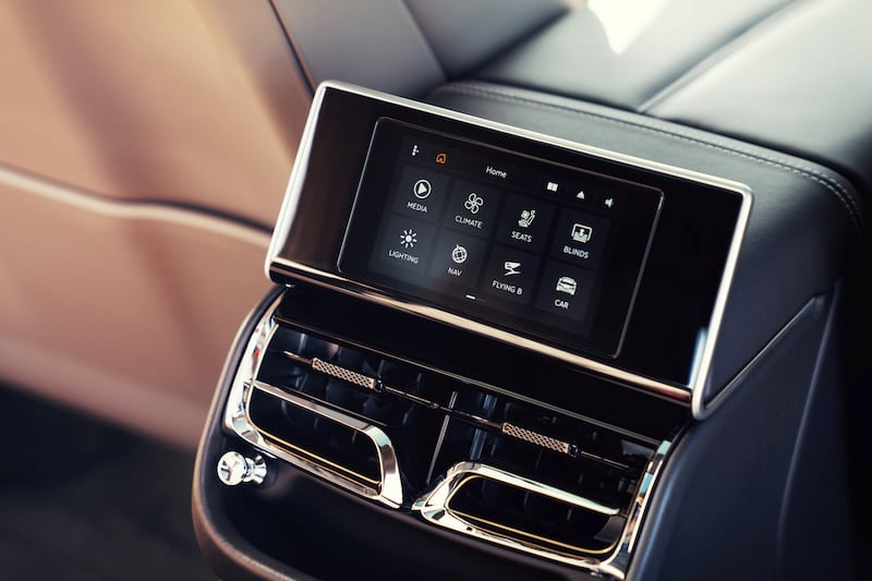 Touchscreen in the rear.