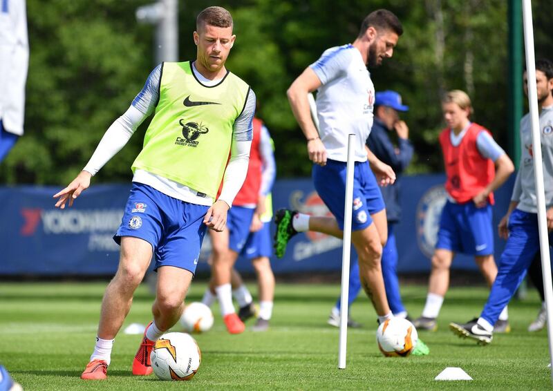 Chelsea's English midfielder Ross Barkley. AFP