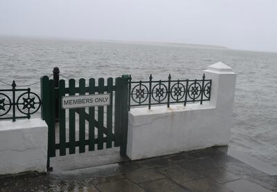 Entrance to the Aberdovey Yacht Club. James Langton for The National