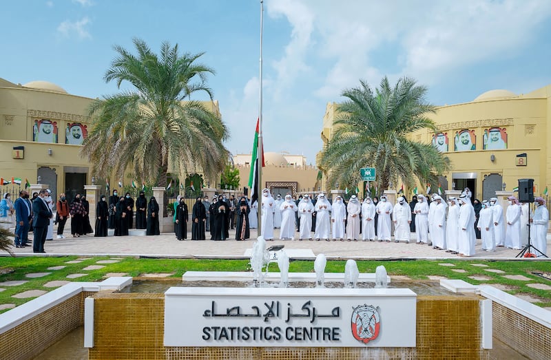 The Statistics Centre in Abu Dhabi on Commemoration Day.