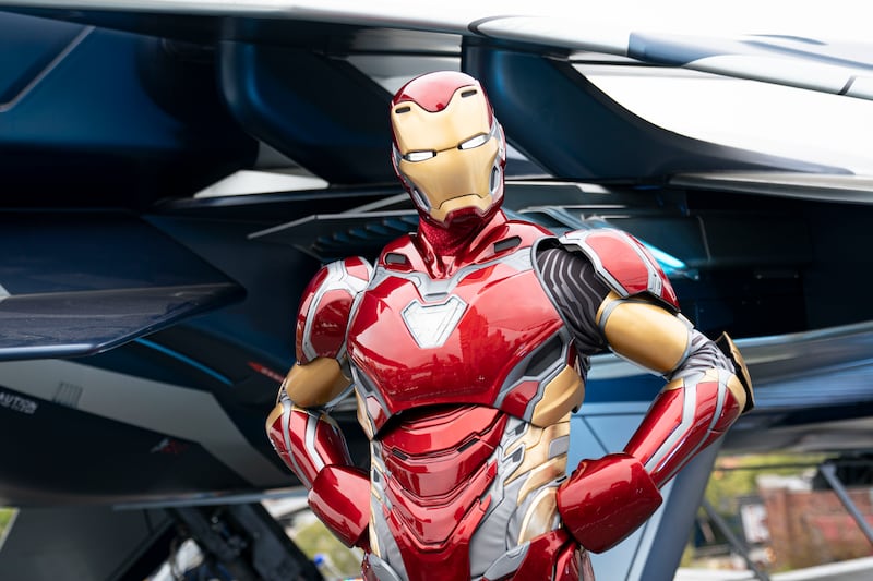 Iron Man, seen here at the Avengers Campus in California, will also appear at the branch in Disneyland Paris. Photo: Ty Popko/Disneyland Resort