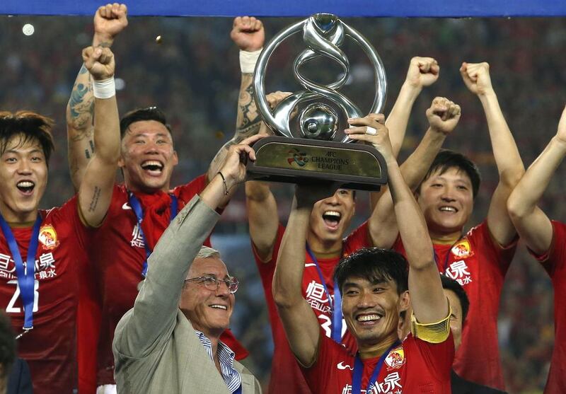 China's Guangzhou Evergrande won the 2013 AFC Champions League title. Bobby Yip / Reuters