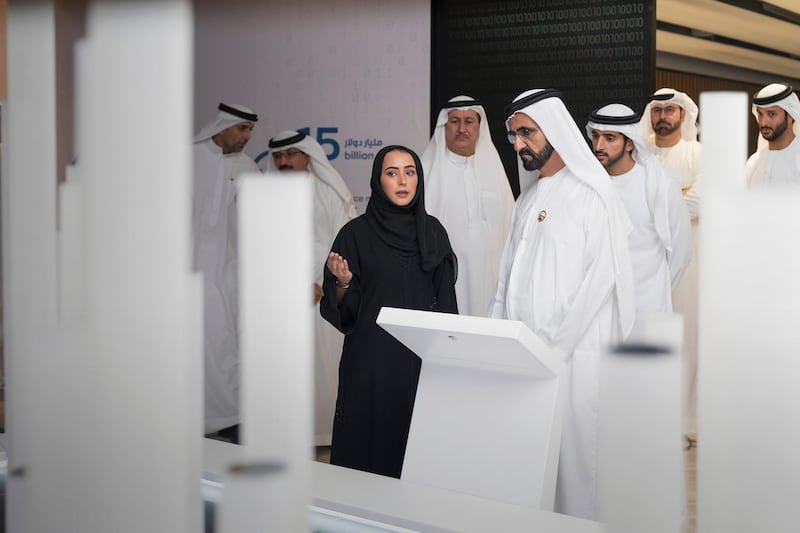 Sheikh Mohammed bin Rashid, Vice President and Ruler of Dubai, launches the initiative to train a million young Arabs to program and code. Ministry of Cabinet Affairs and the Future