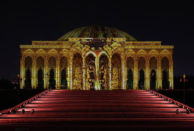 The Sharjah Light Festival is organised by the Sharjah Commerce and Tourism Development Authority.