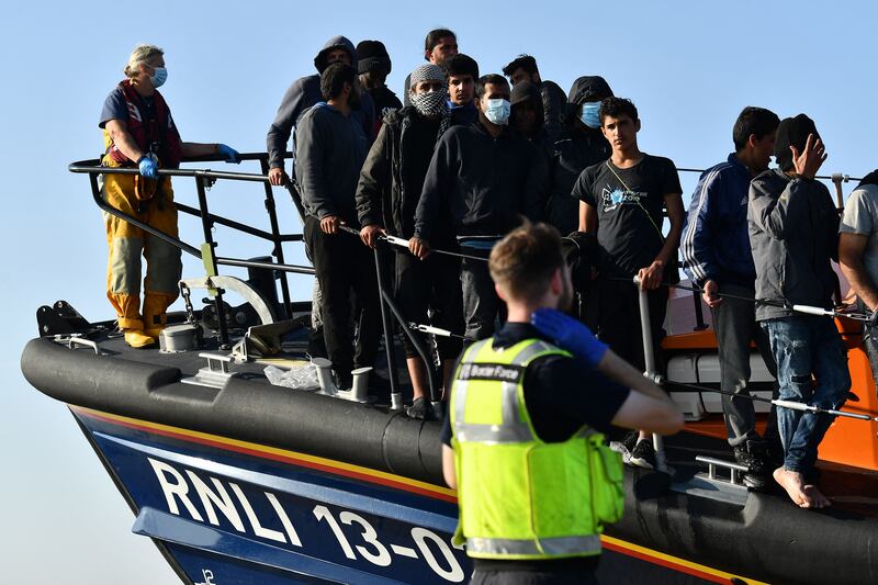 The stream of boats from mainland Europe is likely to continue throughout the week, as mild weather is forecast to continue. AFP