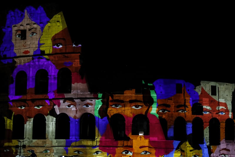 A theatrical performance was among the highlights of Rome's presentation for the world's fair in 2030. 