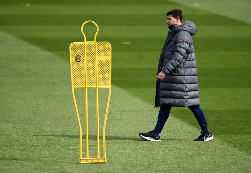 Paris Saint-Germain manager Mauricio Pochettino. AFP