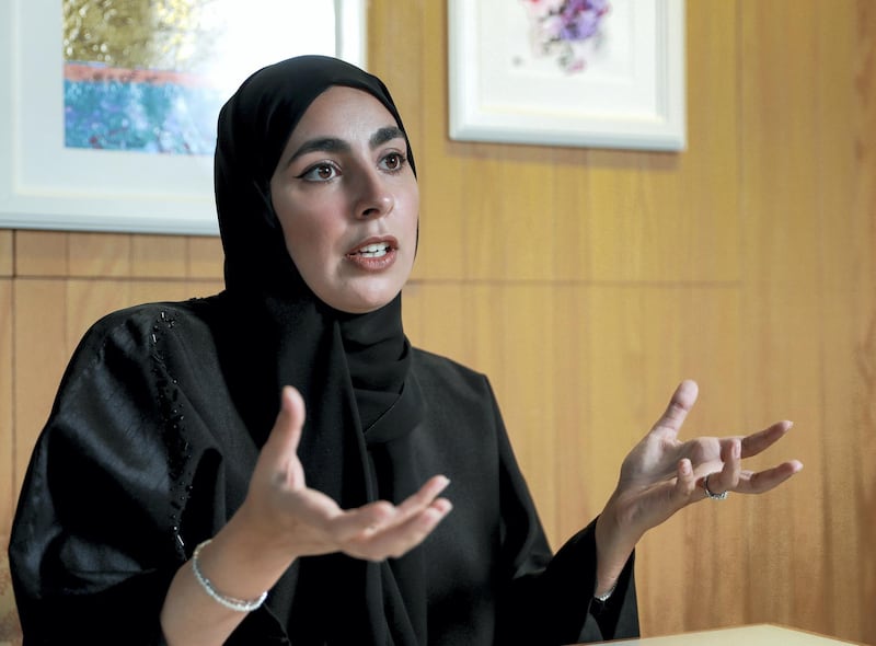 Abu Dhabi, U.A.E., August 7, 2018.  Interview with Emirati, Reem Hantoush who is one of the founders of hopeuae - a mental health support group.
Victor Besa / The National
Section:  NA
Reporter:  Shareena Al Nuwais.