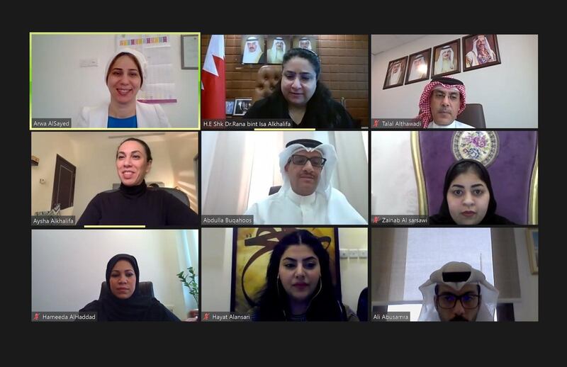 The joint meeting between the Ministers of Foreign Affairs, Gulf Co-operation Council state representatives and the UK was held online on February 22, 2021. BNA