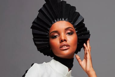 The Halima Aden x Modanisa headscarf collection will launch in April 