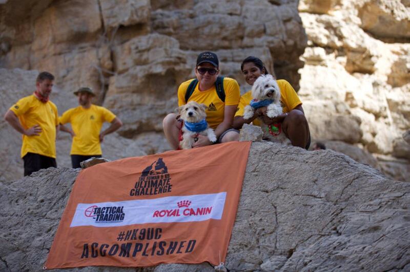 The seventh Human and K9 Ultimate Challenge is taking place on Friday, January 31 at Jebel Jais, Ras Al Khaimah. Courtesy HK9