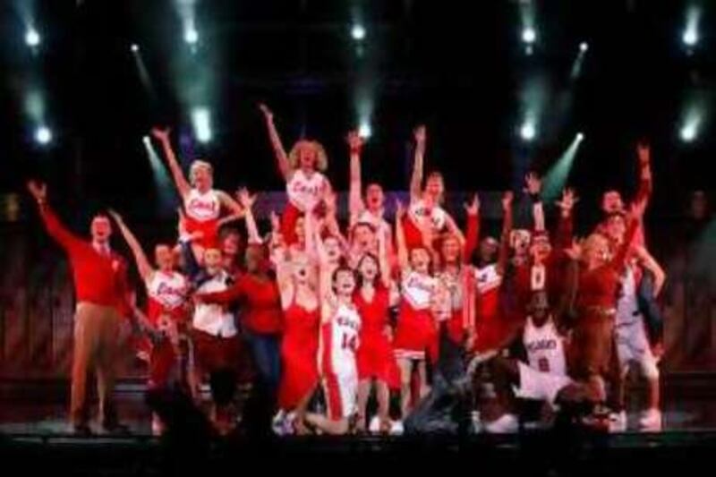 LONDON, UK, July 7, 2008: The whole cast take a curtain call at the London premiere of High School Musical  Live On Stage at the Hammersmith Apollo in London.  Matt Crossick/PA 

REF al24cover 24/07/08