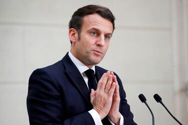 French President Emmanuel Macron spoke to the new US President Joe Biden in the first call between the pair since his American counterpart took office last week. Reuters  
