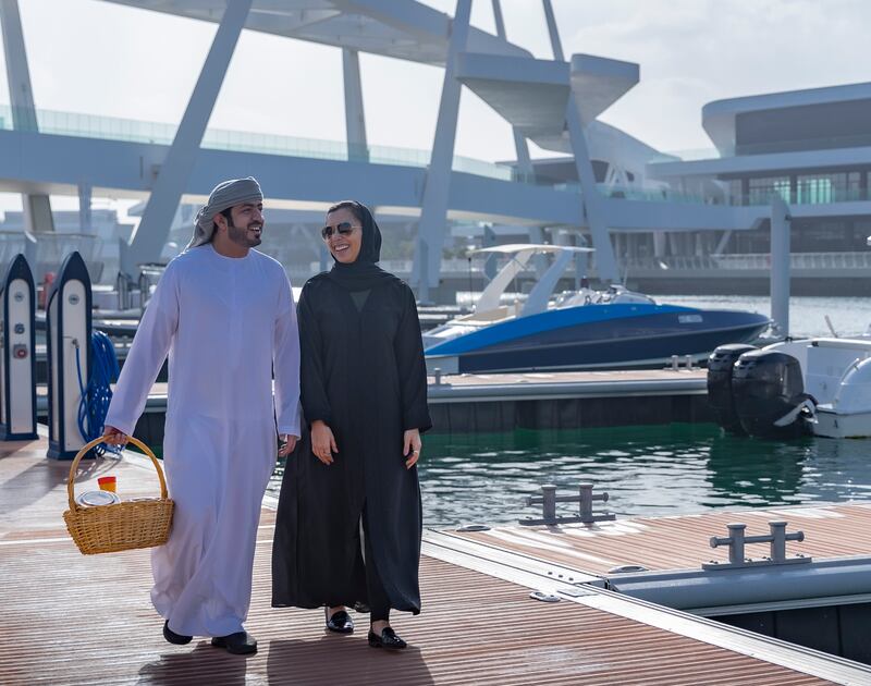 Al Qana Marina offers a new experience for yacht-owners, water sports enthusiasts and connoisseurs of good food in Abu Dhabi. Photo: Al Qana Marina