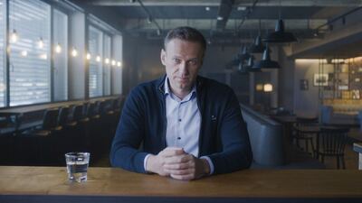 Alexei Navalny in a scene from 'Navalny'. Photo: Sundance Institute