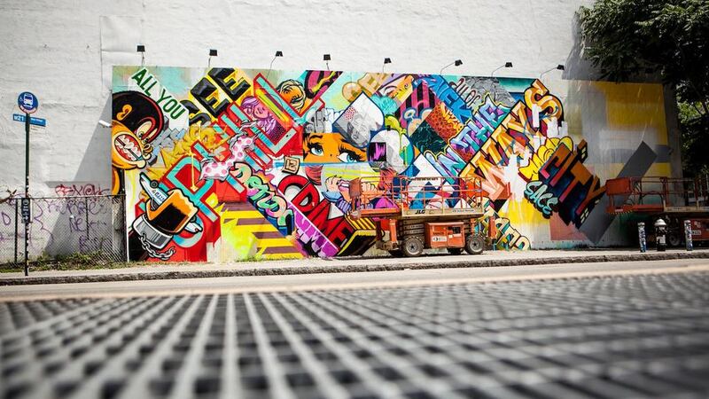 The Houston Bowery Wall in Manhattan, New York by Pose + Revok
