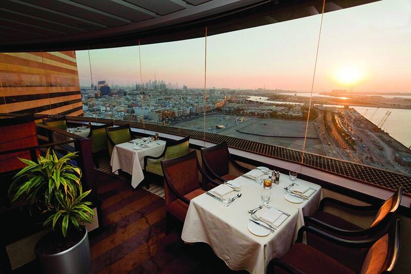 7. Revolving restaurant, Dubai Jaime Puebla / The National
